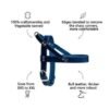 Leather no pull dog harness