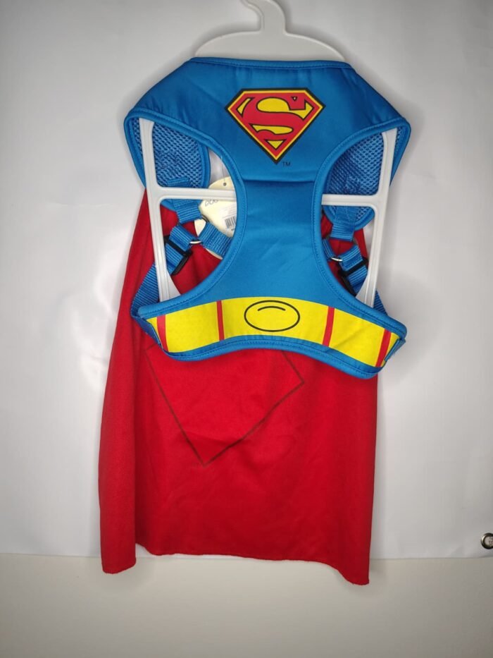 Superman Pet Costumes with a Harness