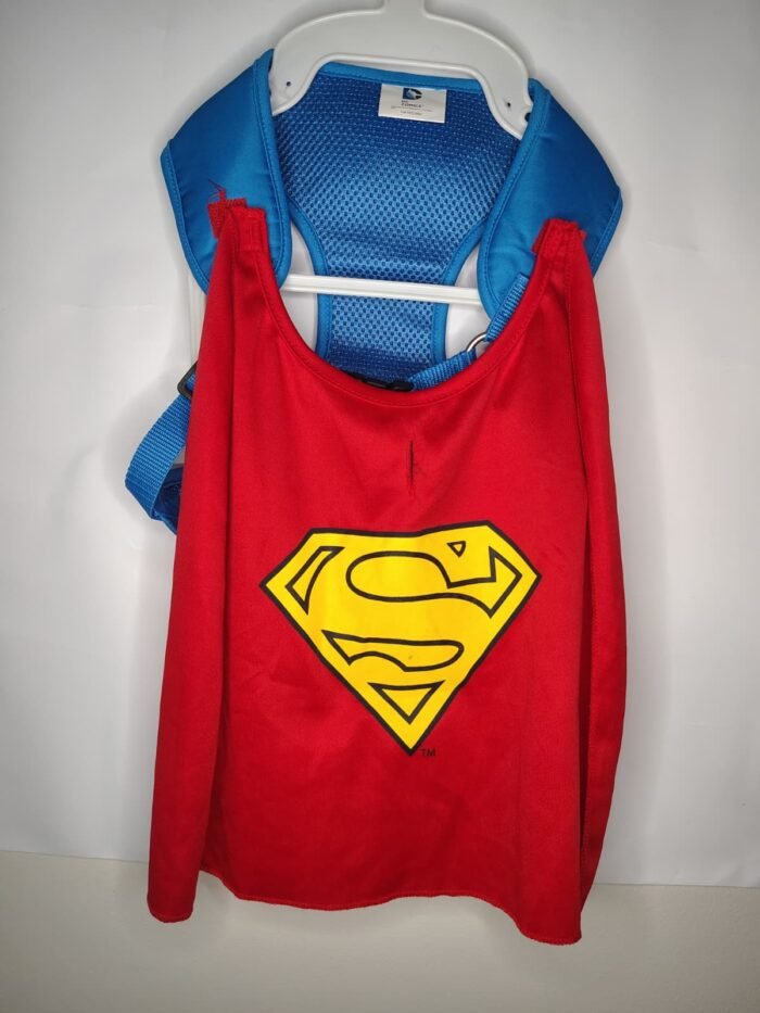 Superman Pet Costumes with a Harness